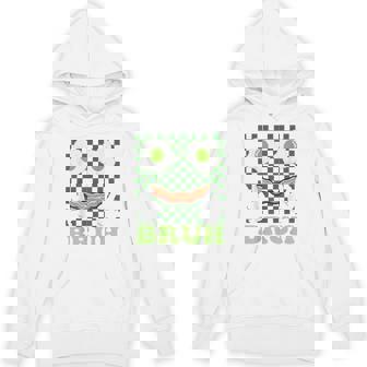 Bruh Green Face Eggs And Bacon Ham 朝食 聖パトリックズ パーカー - Kawaiitshirt