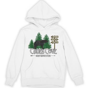 Cades Cove Black Bear Road Sign Hoodie - Thegiftio UK