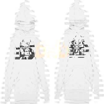 Camo Deer Hunting Dad Hunting Dad Apparel Hoodie - Monsterry