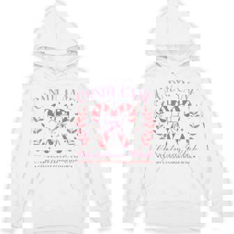 Candy Cane Christmas Club Festive Holiday Candy Canes Hoodie | Mazezy