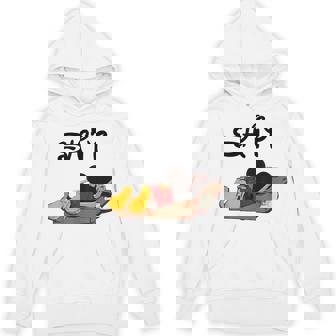 Cartoon Mouse In Trap Unisex Hoodie | Mazezy