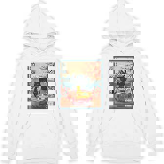 Cat Eating Ramen Anime Hoodie | Mazezy