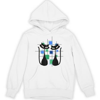 Cats Midcentury Mid Century Retro Atomic Age Space Hoodie - Thegiftio UK