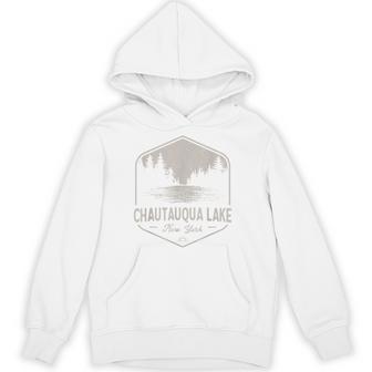 Chautauqua Lake New York Outdoors Vintage Small Green Hoodie - Thegiftio UK