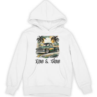 Chicano Culture Classic Truck Low And Slow Lowrider Truck Hoodie - Thegiftio UK