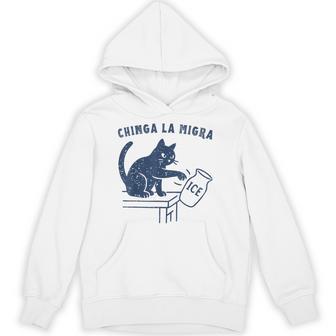 Chinga La Migra Cat Hoodie - Thegiftio UK