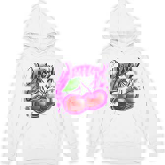 Classic Airbrush Style Illustration Y2k Retro Aesthetic Hoodie - Thegiftio