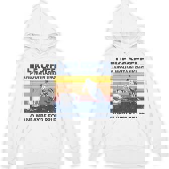 I Like Coffee And Moutain Biking And Maybe Three People Unisex Hoodie | Mazezy