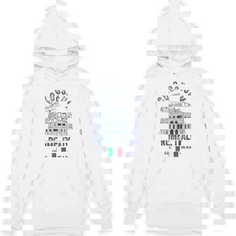Colosseum Rome Italy Souvenir Flavian Amphitheatre Italian Hoodie - Monsterry