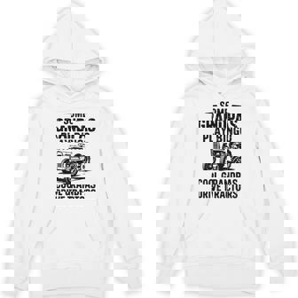 Cool Grandpas Drive Tractors Farming Farmer Father's Day Men Hoodie | Mazezy