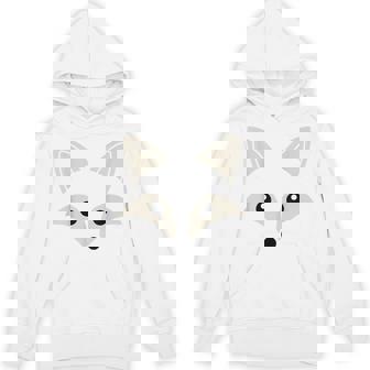 Cute Fox Face Awesome Halloween Costume Hoodie | Seseable UK