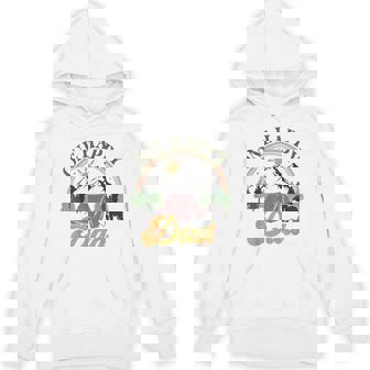 Cute One Happy Camper Birthday Decorations One Happy Dad Hoodie - Thegiftio