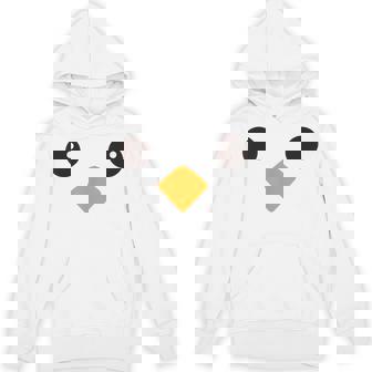 Cute Yellow Chick Face Costume For Kids And Toddlers Unisex Hoodie | Mazezy