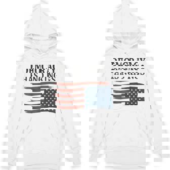 Democracy Has No Kings American Flag 4Th Of July Hoodie | Mazezy