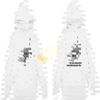 I Deserve An Microwaved Hot Dog Cat Hoodie - Monsterry