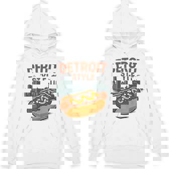 Detroit Style Hot Dog Coney Dog Lover Hoodie - Monsterry