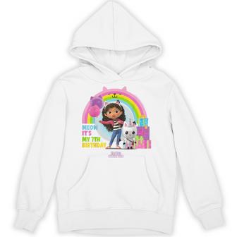 Dreamworks Gabby's Dollhouse 7Th Birthday Hoodie - Thegiftio UK