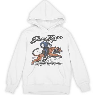 Easy Tiger Retro Cowboy Western Graphic Hoodie - Thegiftio UK