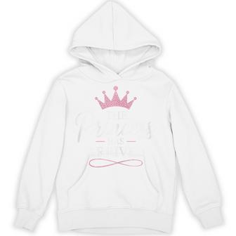 Elegant Crown Graphic The Princess Has Arrived Hoodie - Thegiftio UK