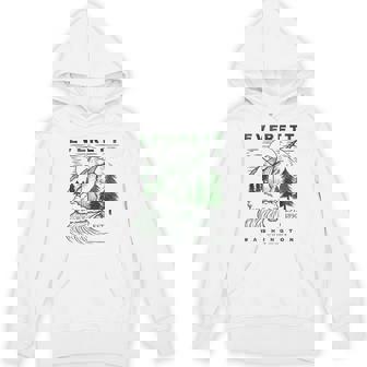 Everett Washington Neat Travel Souvenir Rustic Everett Hoodie | Mazezy