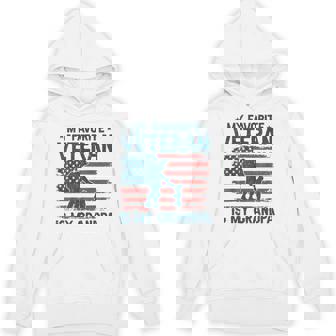 My Favorite Veteran Is My Grandpa Veterans Day Military Papa Hoodie | Mazezy