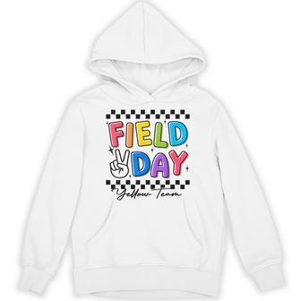 Field Day Yellow Team Game Competition Obstacle Course Fun Hoodie - Thegiftio UK