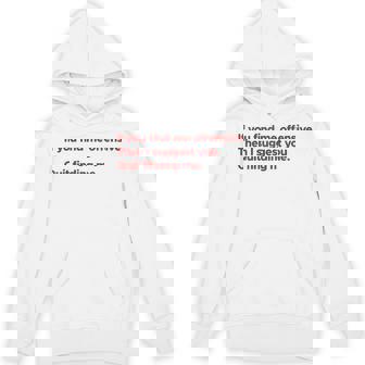 If You Find Me Offensive Then I Suggest You Quit Finding Me Hoodie - Monsterry