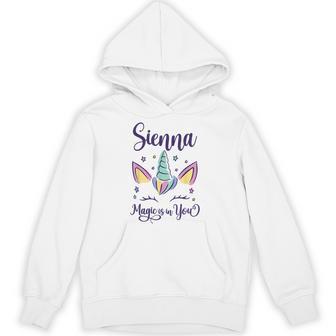 First Name Sienna Personalized I Love Sienna Hoodie - Thegiftio UK
