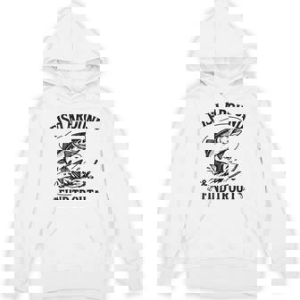 Fish Around And Find Trout Fishing Fathers Day Dad Men Hoodie | Mazezy