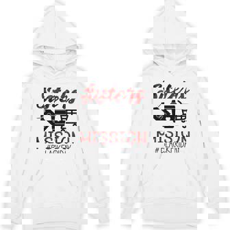 Friday Squad Shopping Season Sisters On Mission Unisex Hoodie | Mazezy