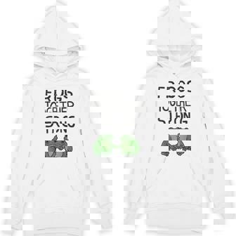 Frogs Together Strong Hoodie | Mazezy