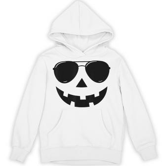 Jack O Lantern Face Pumpkin Halloween Costume Boys Hoodie - Thegiftio