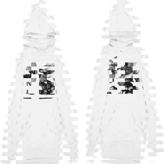 Long Haired Dachshund Dog With Fan Doxie Wiener Dog Hoodie | Seseable FR