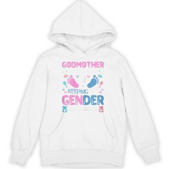 Godmother Gender Keeper Of The Gender Reveal Cute Godmother Hoodie - Monsterry