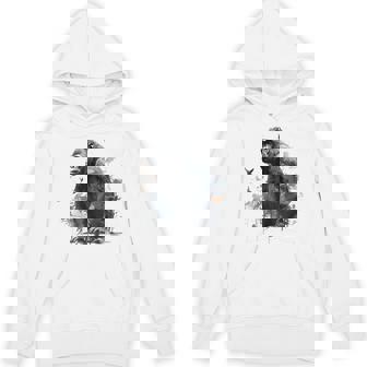 Gorilla Lover アートワーク 鳥 動物 モチーフ ゴリラ パーカー - Kawaiitshirt