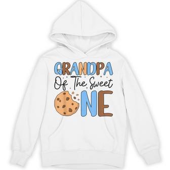 Grandpa Of The Sweet One Cookies & Milk 1St Birthday Family Hoodie - Monsterry