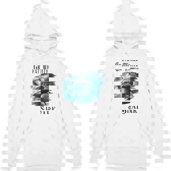 Great White Shark Shark Swimming In The Ocean Hoodie - Monsterry