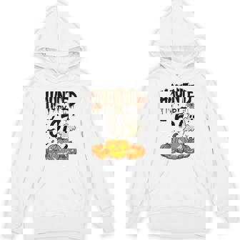 Haunted By 67 Six Seven Meme Pumpkin Ghost Halloween Hoodie - Seseable