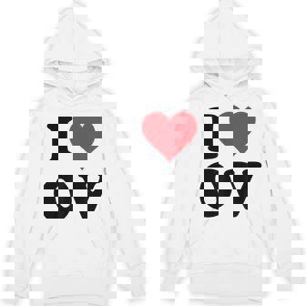 I Heart Ov Initials I Love OV First And Last Name O パーカー - Kawaiitshirt