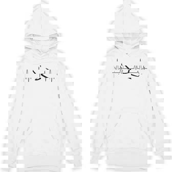 Heartbeat Glider Pilot Cool Sail Plane Gliding Thermal Winds Unisex Hoodie | Mazezy