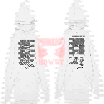 Howdy Putos Cool Retro Western Cowboy Vintage Sayings Hoodie | Mazezy