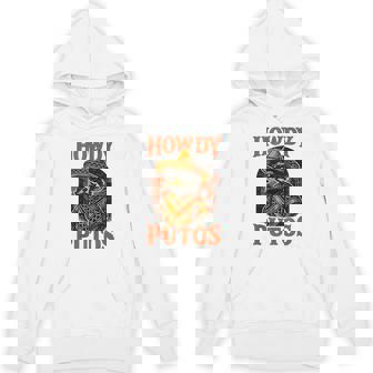 Howdy Putos Mexican Raccoon Urban Country Cowboy Western Tank Top Unisex Hoodie | Mazezy