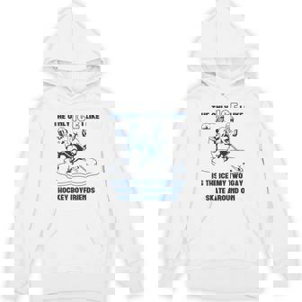 The Only Ice I Like Is The Ice That My Two Gay Hockey Hoodie - Monsterry