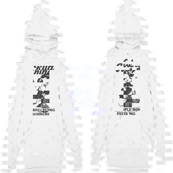Knitting Because Punching People Is Wrong Hoodie | Seseable CA