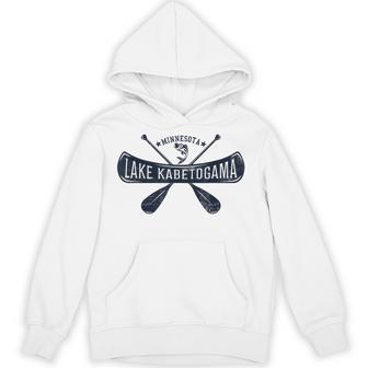 Lake Kabetogama Minnesota Vintage Distressed Hoodie - Thegiftio UK