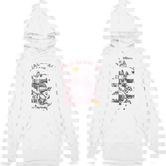 Lgbtq Flag Y'all Lgbtq Means All Cowgirl Cowboy Frog Hoodie - Monsterry