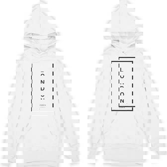 London Coordinates Minimalist Modern Typography Unisex Hoodie | Mazezy