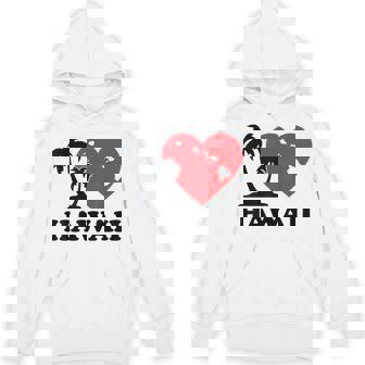 I Love Hawaii ハワイアンハートパーム レディース メンズ ボーイズ ガールズ パーカー - Kawaiitshirt