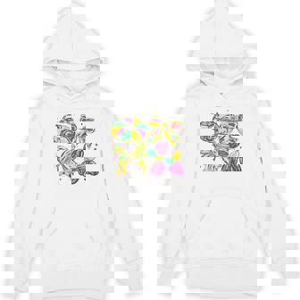 Mardi Gras Coquette Bow Dog Beads New Orleans Fleur De Lis Hoodie - Thegiftio