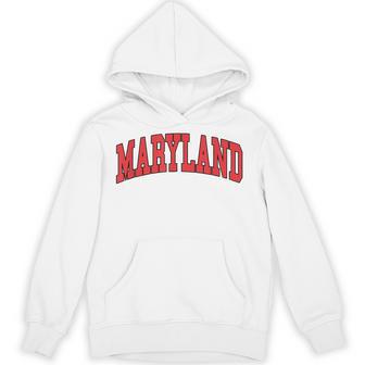 Maryland Throwback Classic Hoodie - Thegiftio UK